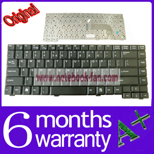 Original NEW Uniwill L55 L51 L53 L50 series Keyboard US - Click Image to Close